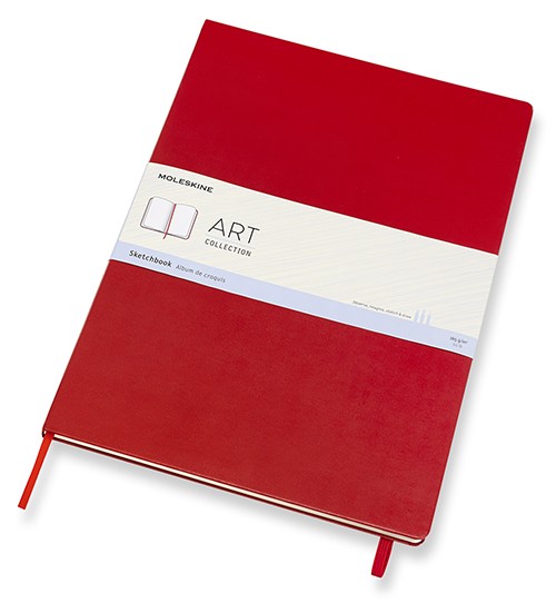 Скетчбук Moleskine Art А3 29,7 х 42 см нелінований червоний 