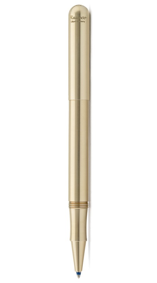 Кулькова ручка з ковпачком Kaweco Liliput Brass латунь