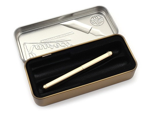 Кулькова ручка з ковпачком Kaweco Liliput Brass латунь