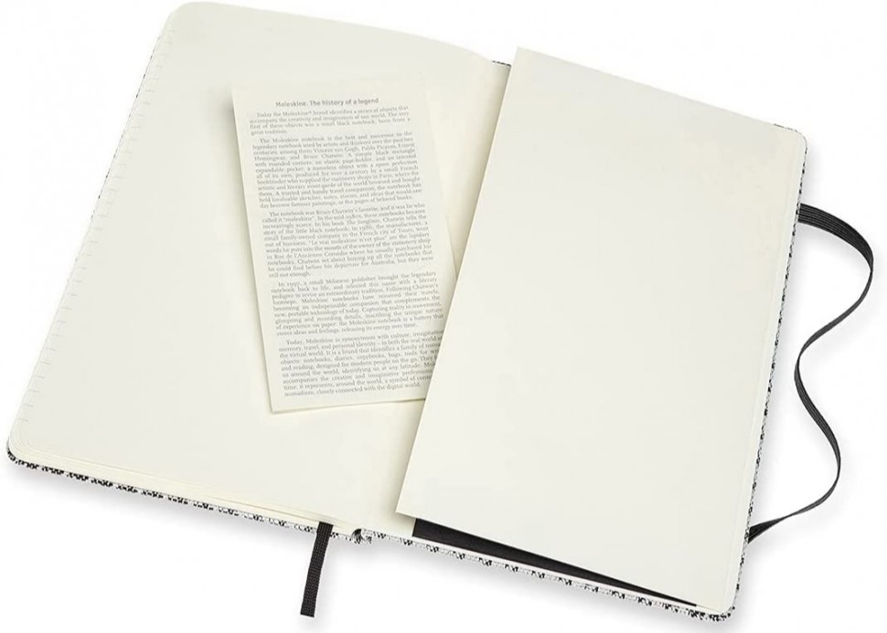 Блокнот Moleskine Blend 20 середній 13 х 21см в лінію чорно-білий