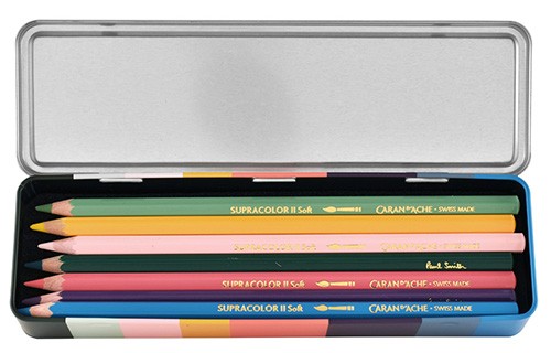 Набір акварельних олівців Caran d'Ache Supracolor Paul Smith 8 штук
