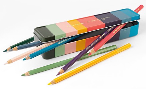 Набір акварельних олівців Caran d'Ache Supracolor Paul Smith 8 штук