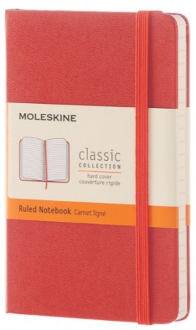 Блокнот Moleskine Classic кишеньковий 9 х 14 см в лінію помаранчевий 
