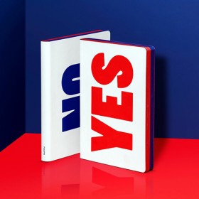 Блокнот Nuuna Graphic Yes No 16,5 х 22 см в крапку 