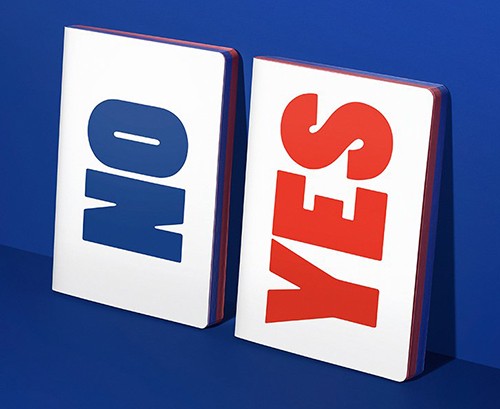 Блокнот Nuuna Graphic Yes No 16,5 х 22 см в крапку 