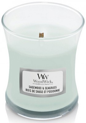Ароматична свіча WoodWick Mini Sagewood &amp; Seagrass 85 г
