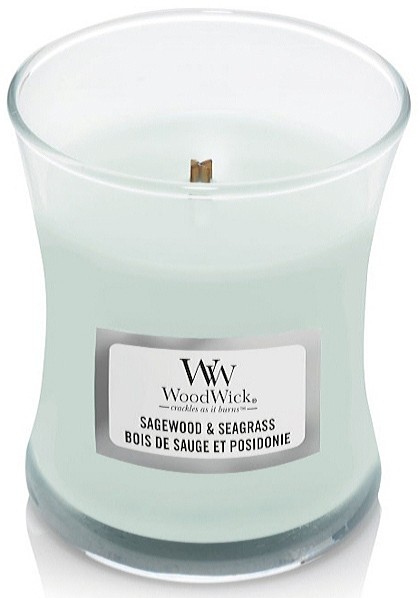 Ароматична свіча WoodWick Mini Sagewood & Seagrass 85 г