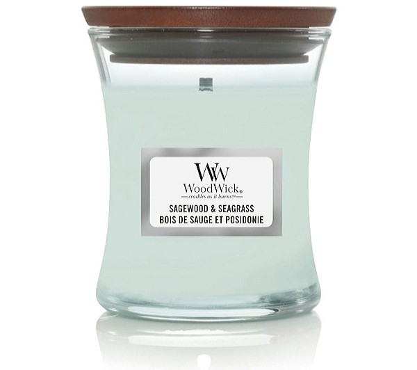 Ароматична свіча WoodWick Mini Sagewood & Seagrass 85 г