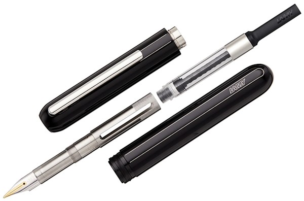 Чорнильна ручка Lamy Dialog 3 чорний лак перо F (тонке)