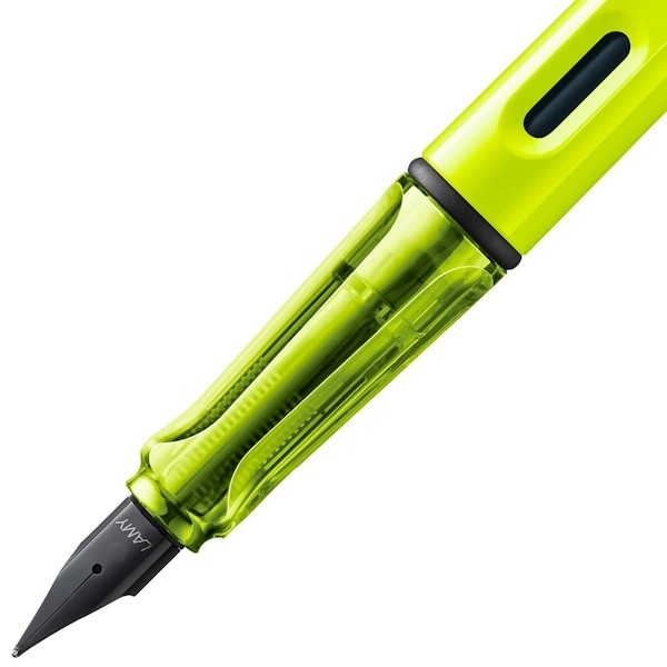 Чорнильна ручка Lamy Safari Neon Yellow перо F (тонке)