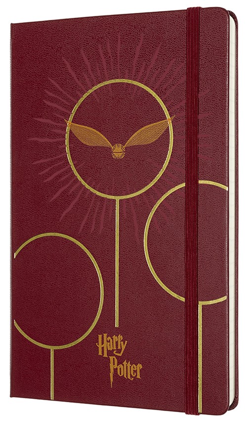 Блокнот Moleskine Harry Potter 6/7 середній 13 х 21 см в лінію бордо