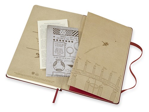 Блокнот Moleskine Harry Potter 6/7 середній 13 х 21 см в лінію бордо