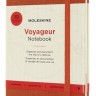 Блокнот Moleskine Voyageur 11,5 х 18 см червоний гібіскус