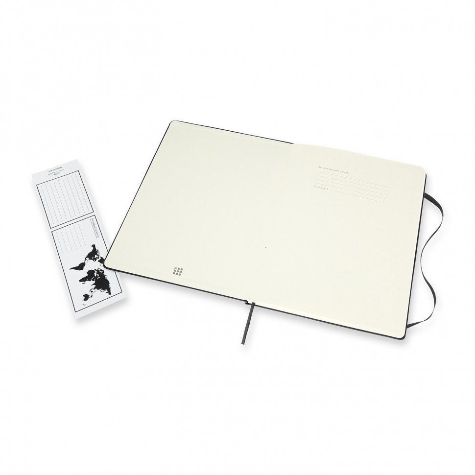 Блокнот Moleskine Classic Double Layout великий 19 х 25 см лінія-нелінований чорний