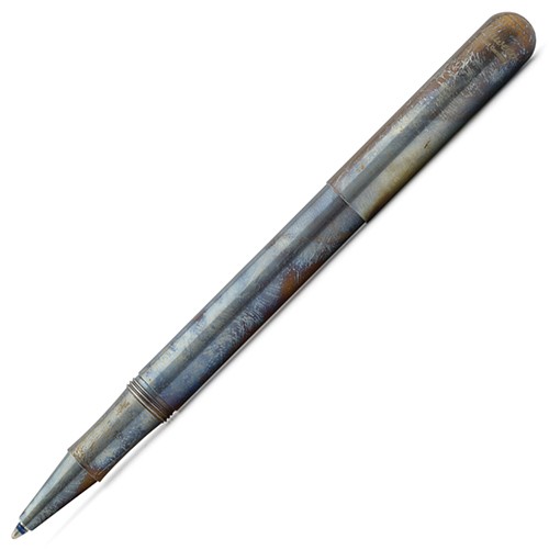 Кулькова ручка з ковпачком Kaweco Liliput Fireblue сталева