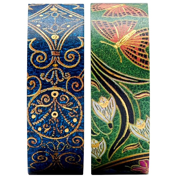 Дизайнерський скотч Paperblanks Еквінокс Лазурний / Poetry in Bloom