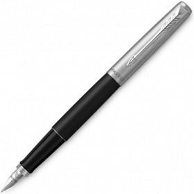 Чорнильна ручка Parker Jotter Bond Street Black CT FP чорна/хром M (середнє)