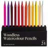 Набір акварельних бездеревних олівців Karst Woodless Artist 2В 24 штуки