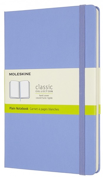 Блокнот Moleskine Classic середній 13 x 21 см нелінований блакитна гортензія