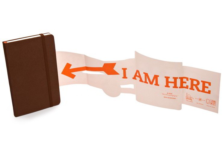 Блокнот Moleskine Voyageur 11,5 х 18 см коричневий