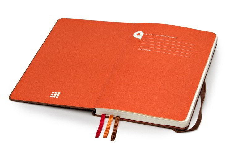 Блокнот Moleskine Voyageur 11,5 х 18 см коричневий