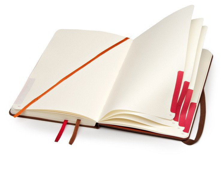 Блокнот Moleskine Voyageur 11,5 х 18 см коричневий