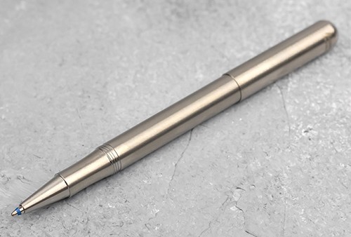 Кулькова ручка з ковпачком Kaweco Liliput Stainless Steel сталева