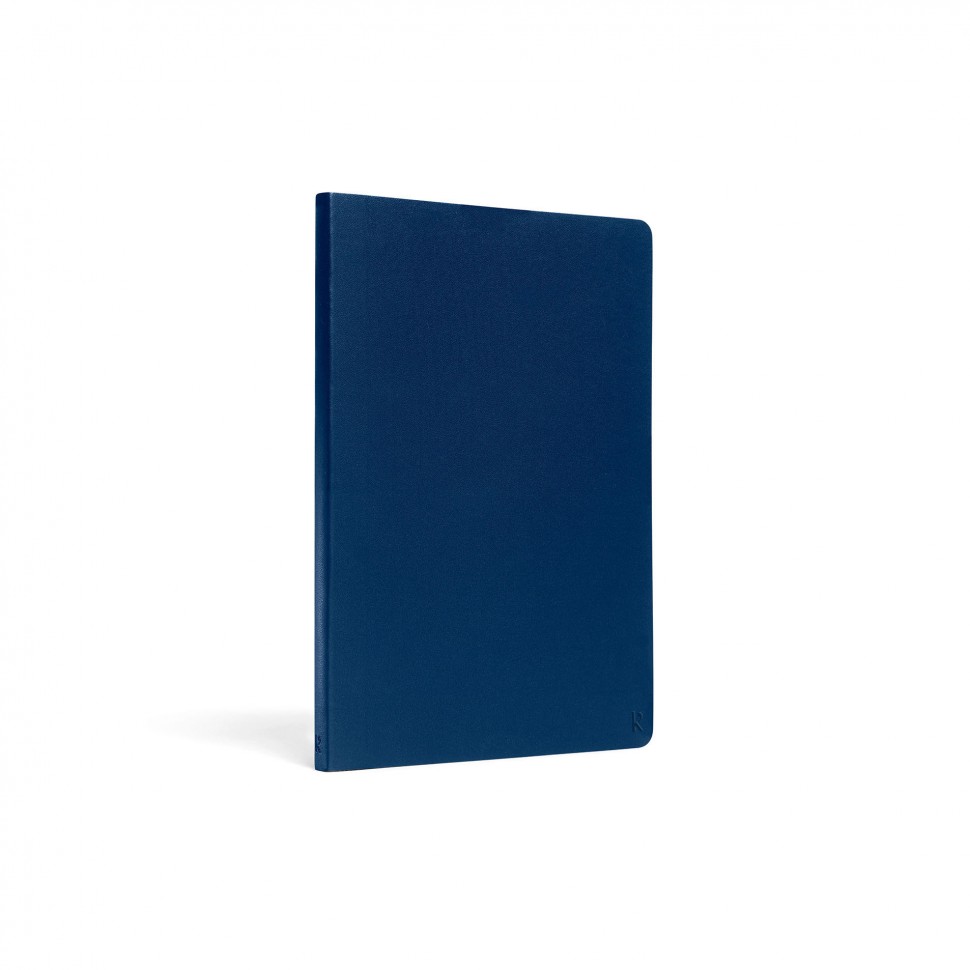 Блокнот Karst Classic A5 14,8 х 21 см нелінований темно-синій м'який 