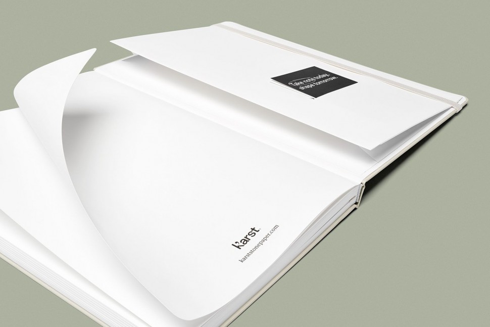 Блокнот Karst Classic A5 14,8 х 21 см нелінований темно-синій м'який 