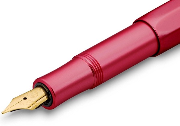 Чорнильна ручка Kaweco Al Sport Ruby алюміній перо F (тонке)