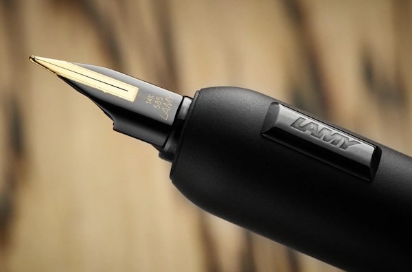 Чорнильна ручка Lamy Dialog CC All Black матова чорна перо B (товсте)