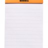 Блокнот Rhodia Pad №11 А7 помаранчевий в лінію