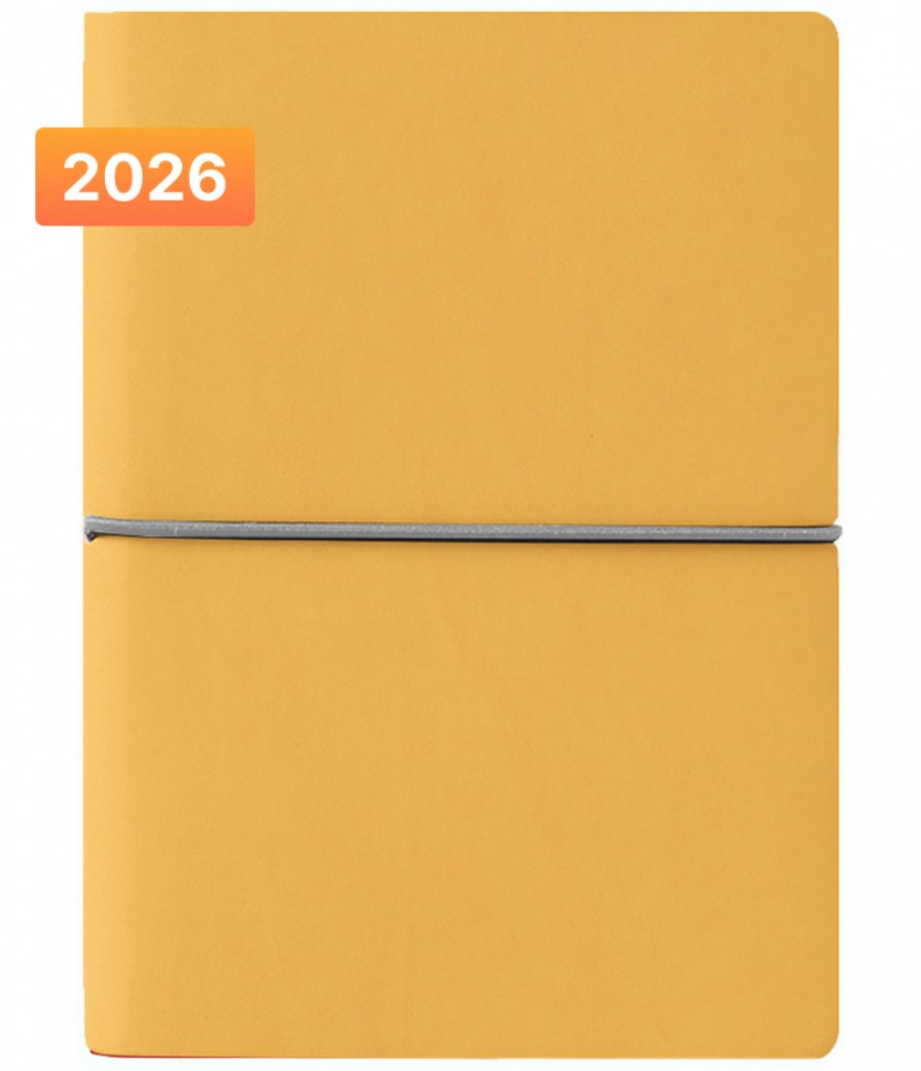 Щоденник Ciak Trend на 2026 рік великий 15 х 21 см жовтий