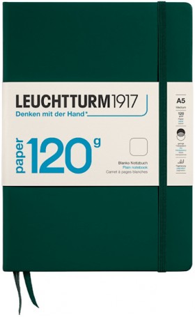 Блокнот Leuchtturm1917 Edition 120 середній 14,5 х 21 см нелінований лісовий зелений