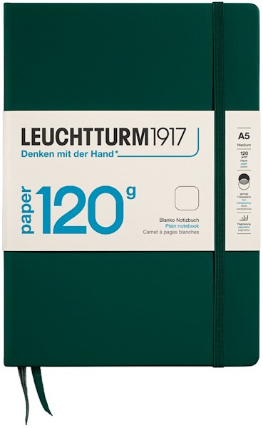 Блокнот Leuchtturm1917 Edition 120 середній 14,5 х 21 см нелінований лісовий зелений