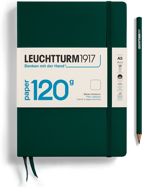 Блокнот Leuchtturm1917 Edition 120 середній 14,5 х 21 см нелінований лісовий зелений