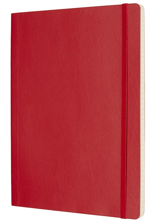 Блокнот Moleskine Classic великий 19 x 25 см в лінію червоний м'який