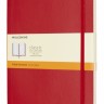 Блокнот Moleskine Classic великий 19 x 25 см в лінію червоний м'який