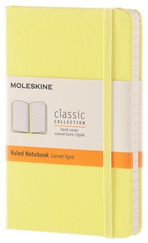 Блокнот Moleskine Classic кишеньковий 9 х 14 см в лінію цитрусовий