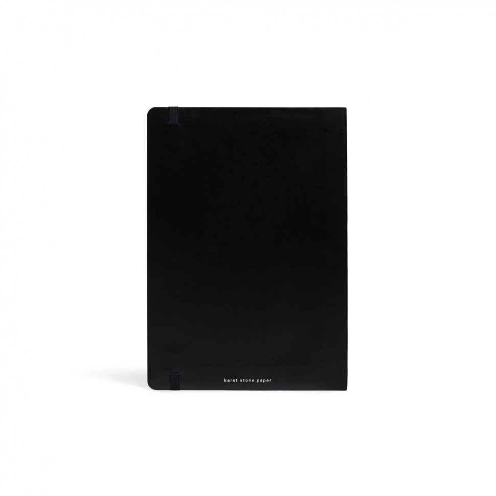 Блокнот Karst Classic A5 14,8 х 21 см нелінований чорний м'який 