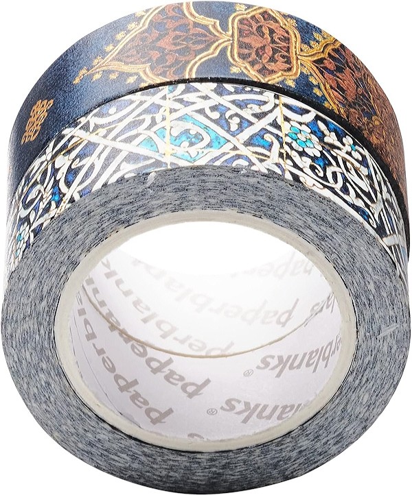 Дизайнерський скотч Paperblanks Мавританська Мозаїка / Сефевід Індиго