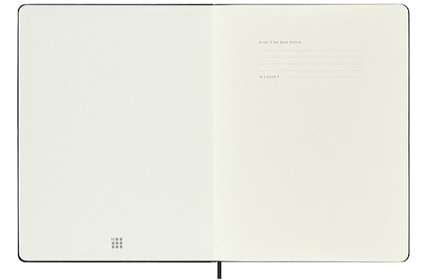Вертикальний щотижневик Moleskine PRO на 2026 рік великий 19 х 25 см чорний