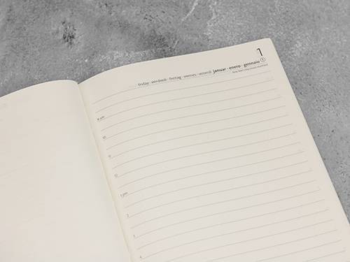 Щоденник Ciak Trend на 2026 рік великий 15 х 21 см яскраво-синій