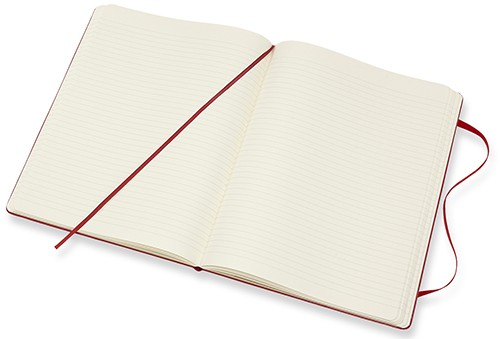 Блокнот Moleskine Classic великий 19 x 25 см в лінію червоний