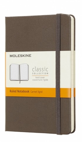 Блокнот Moleskine Classic 9 х 14 см в лінію коричневий