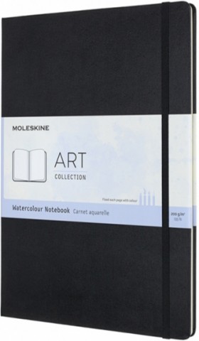 Скетчбук Moleskine Art Watercolour А4 21 х 30 см нелінований чорний 