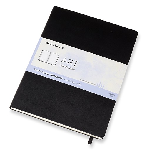 Скетчбук Moleskine Art Watercolour А4 21 х 30 см нелінований чорний 