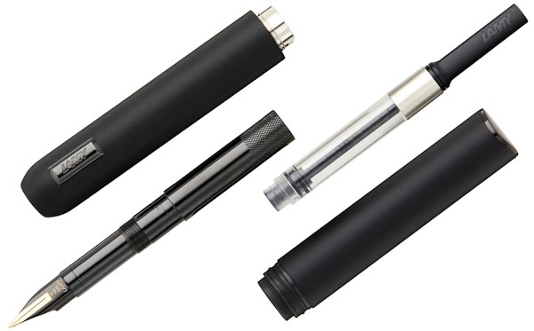 Чорнильна ручка Lamy Dialog CC All Black матова чорна перо F (тонке)