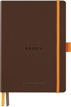 Блокнот Rhodia Goalbook А5 14,8 х 21 см бронзовий в крапку м'який