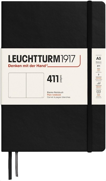 Блокнот Leuchtturm1917 Edition 411 середній 14,5 х 21 см нелінований чорний